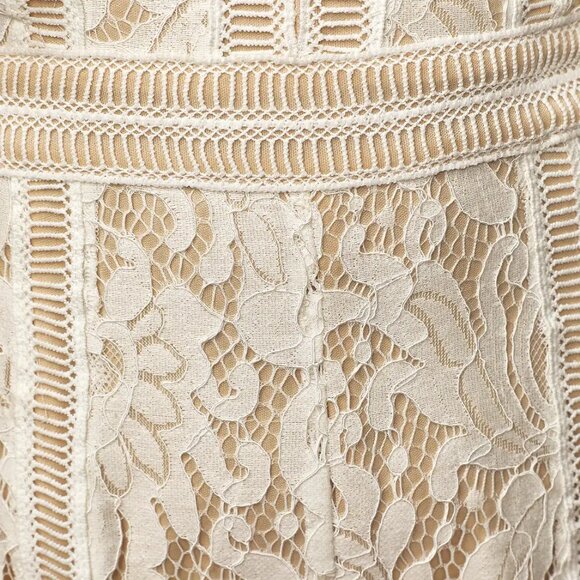 Lulu's White Lace Ruffle Romper - Picture 5 of 9